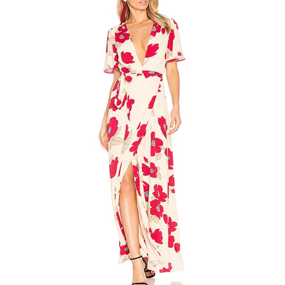 Privacy Please Kimono Dress in Sand - worn once